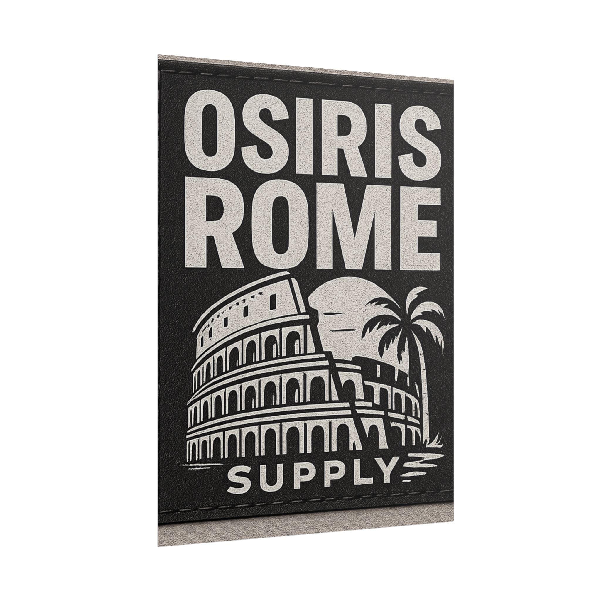Rolled Poster — 'Osiris Rome Supply' Vintage Colosseum Travel Art
