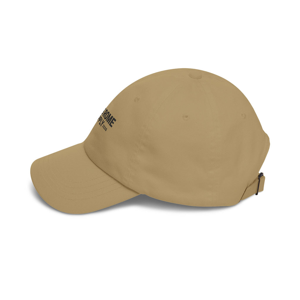 Osiris Rome Supply Embroidered Dad Cap — Classic White Baseball Hat