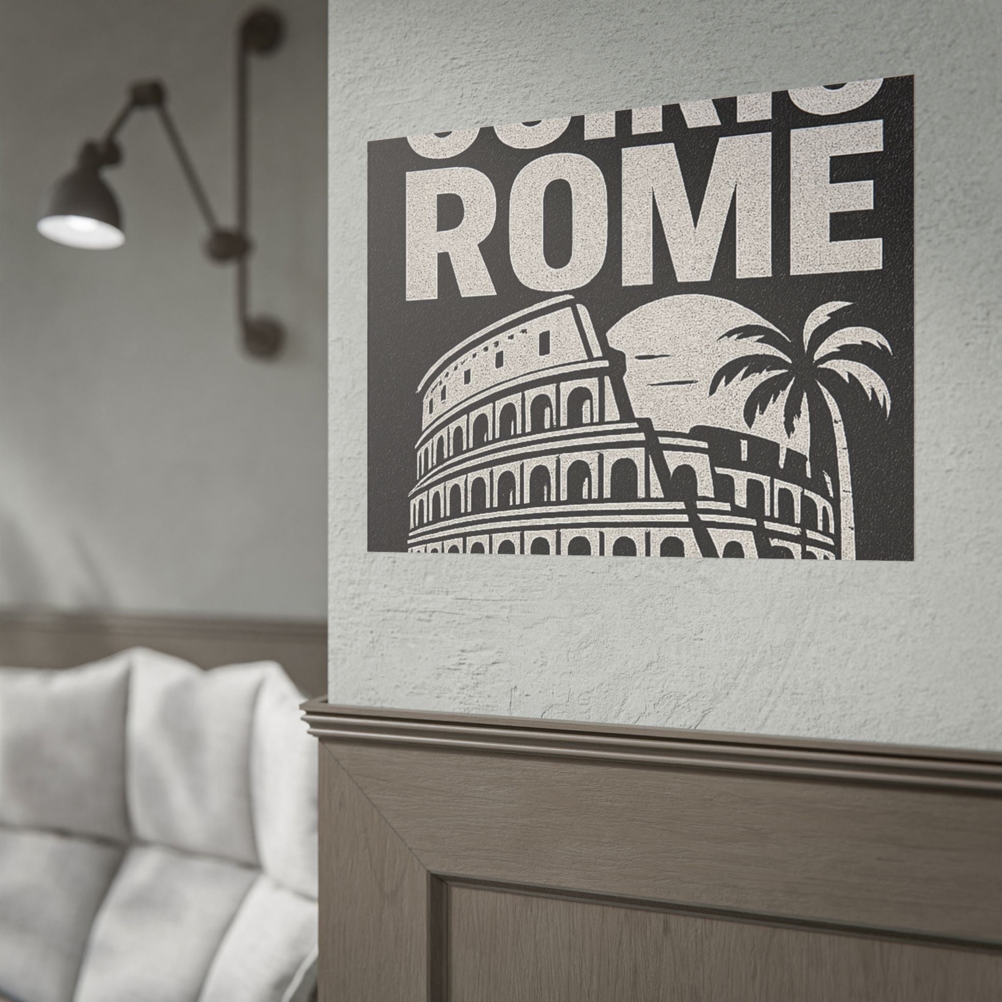Rolled Poster — 'Osiris Rome Supply' Vintage Colosseum Travel Art