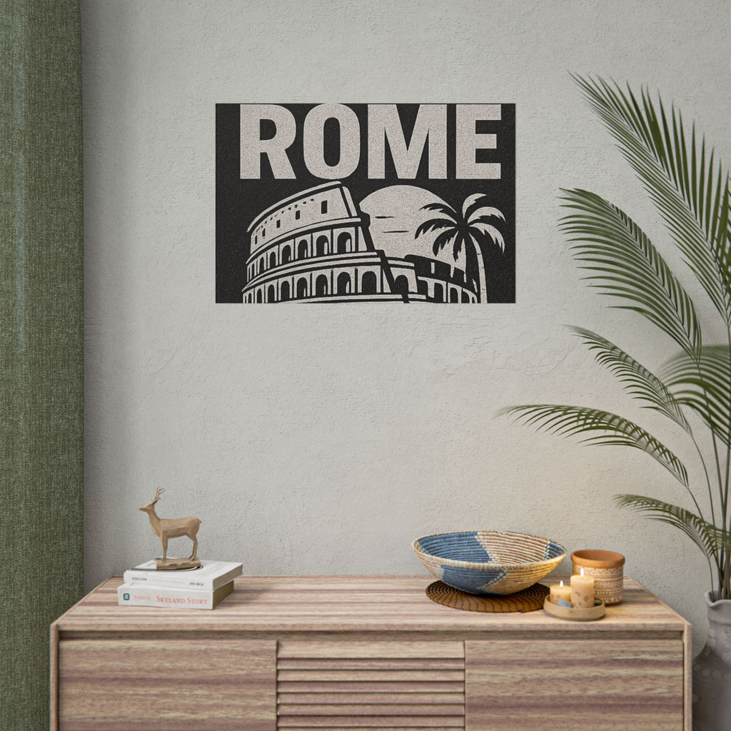 Rolled Poster — 'Osiris Rome Supply' Vintage Colosseum Travel Art