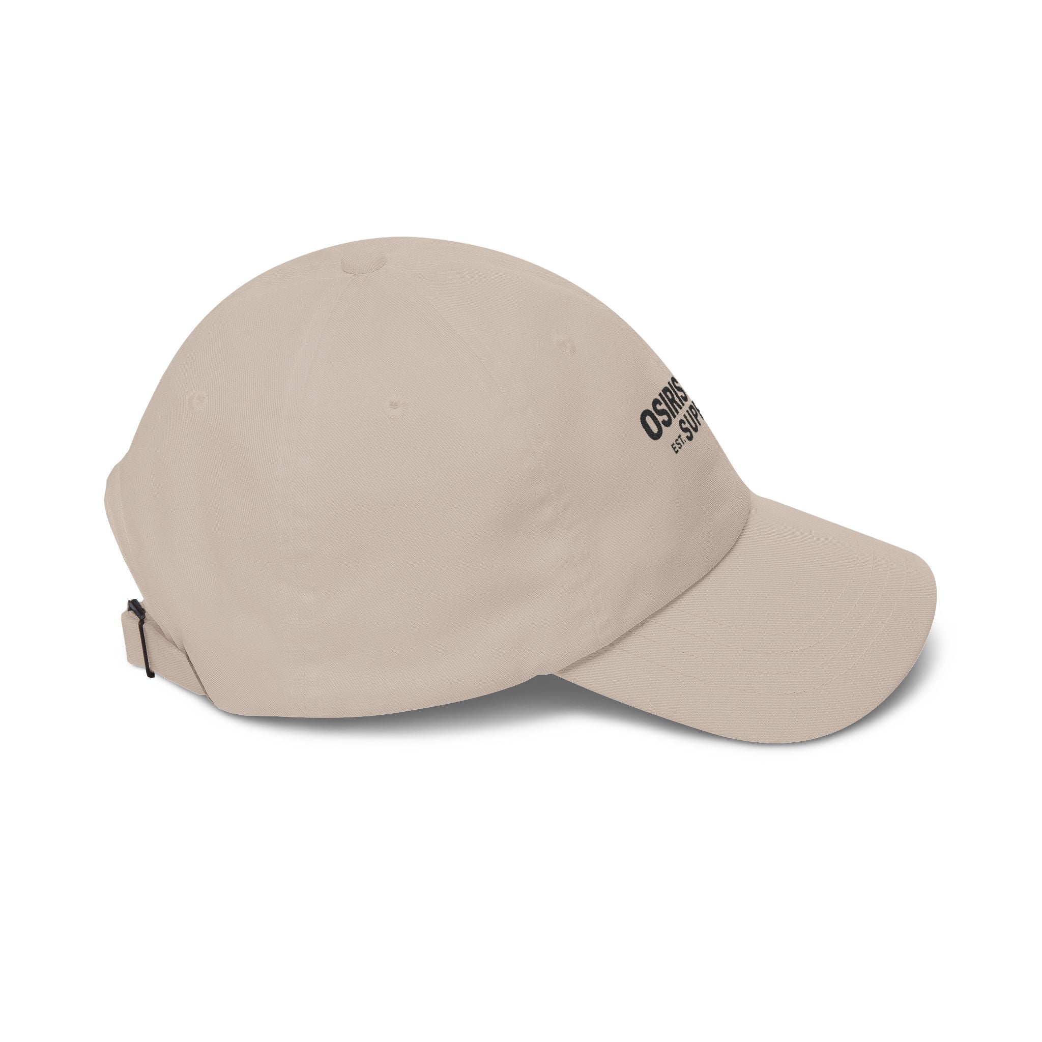 Osiris Rome Supply Embroidered Dad Cap — Classic White Baseball Hat