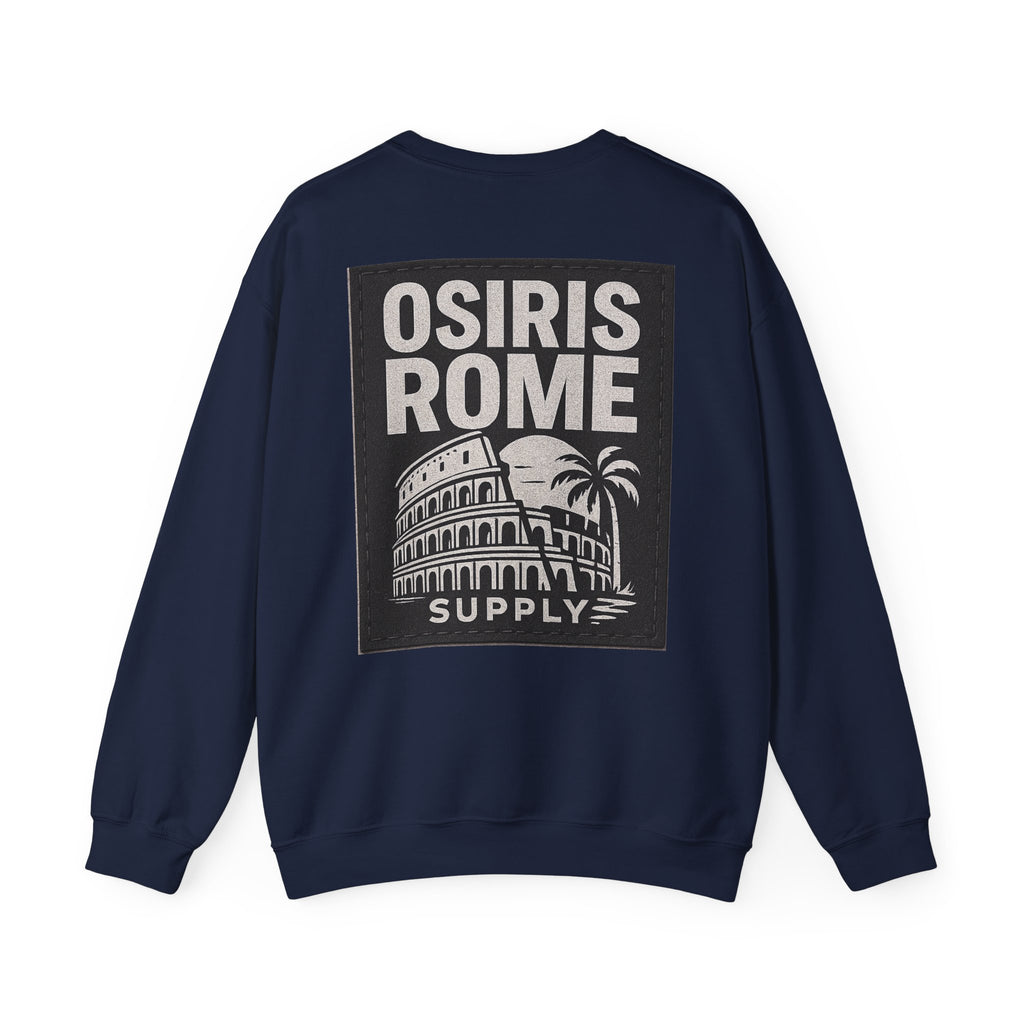 Osiris Rome Supply Crewneck Sweatshirt – Vintage Colosseum Graphic