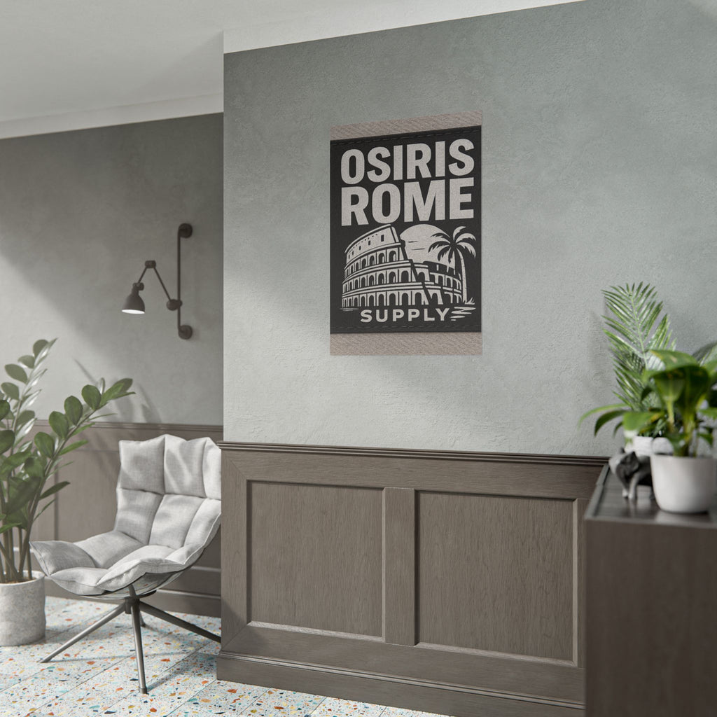 Rolled Poster — 'Osiris Rome Supply' Vintage Colosseum Travel Art