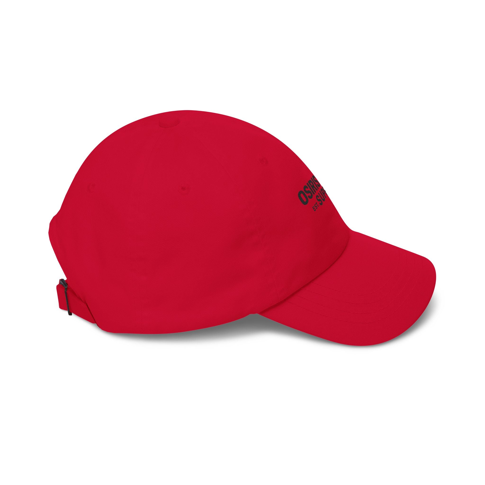 Osiris Rome Supply Embroidered Dad Cap — Classic White Baseball Hat