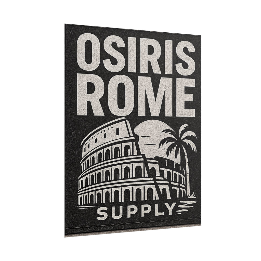 Rolled Poster — 'Osiris Rome Supply' Vintage Colosseum Travel Art