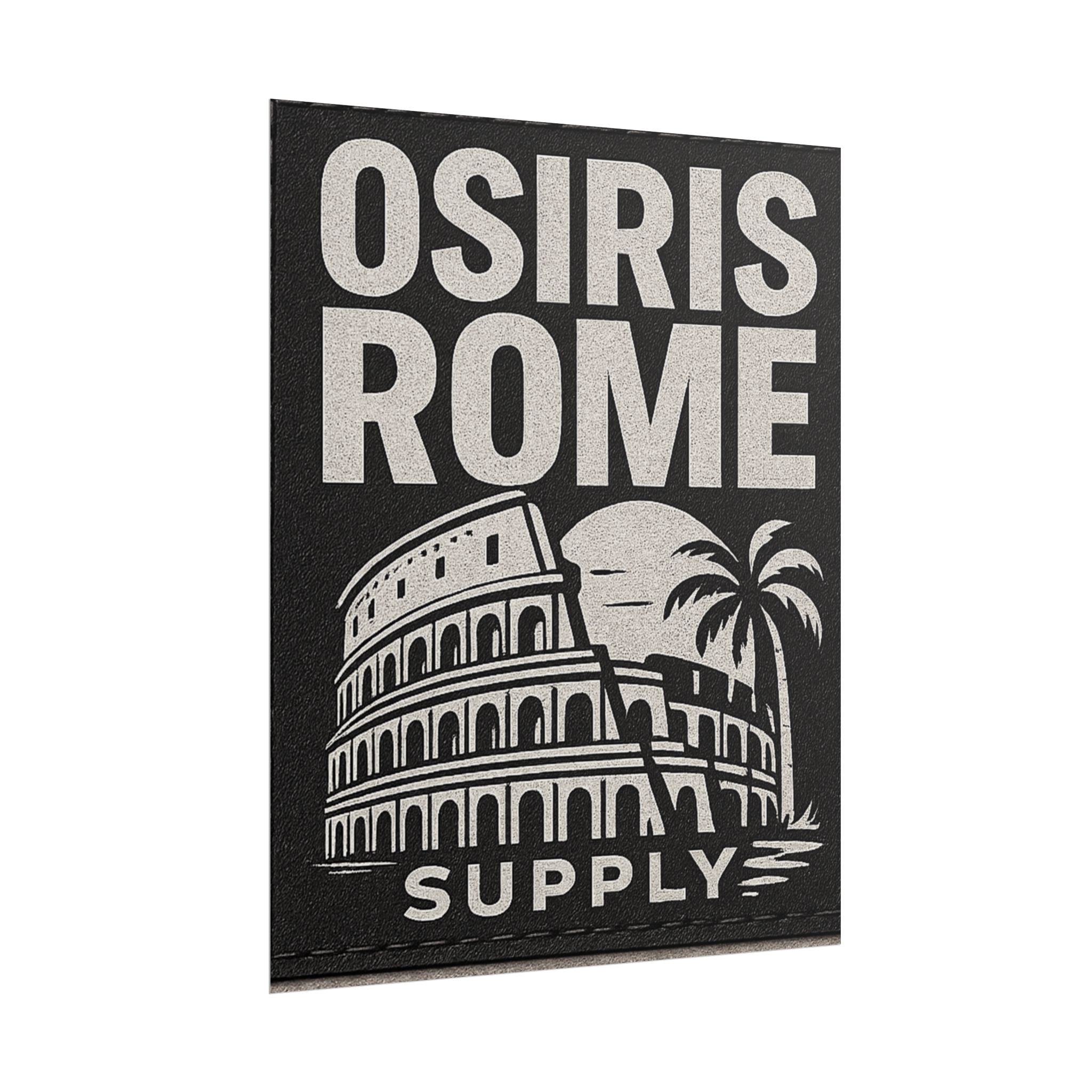 Rolled Poster — 'Osiris Rome Supply' Vintage Colosseum Travel Art