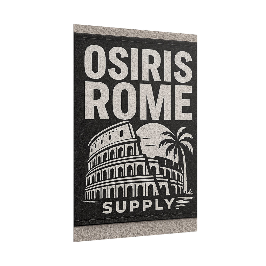 Rolled Poster — 'Osiris Rome Supply' Vintage Colosseum Travel Art