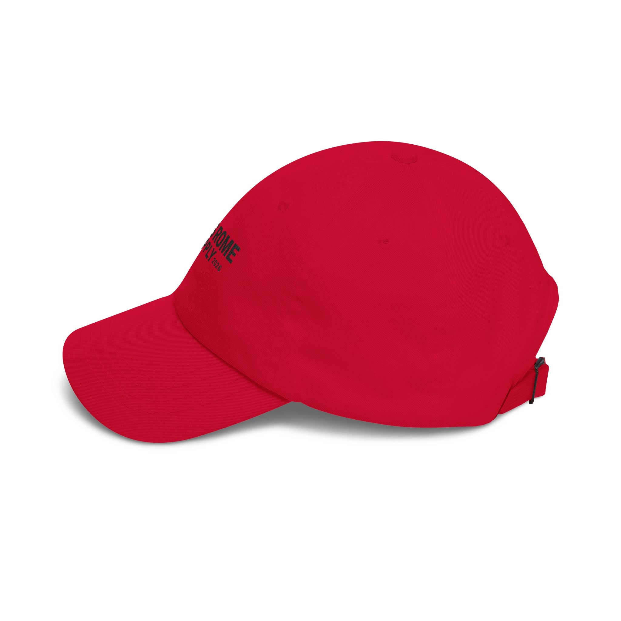 Osiris Rome Supply Embroidered Dad Cap — Classic White Baseball Hat