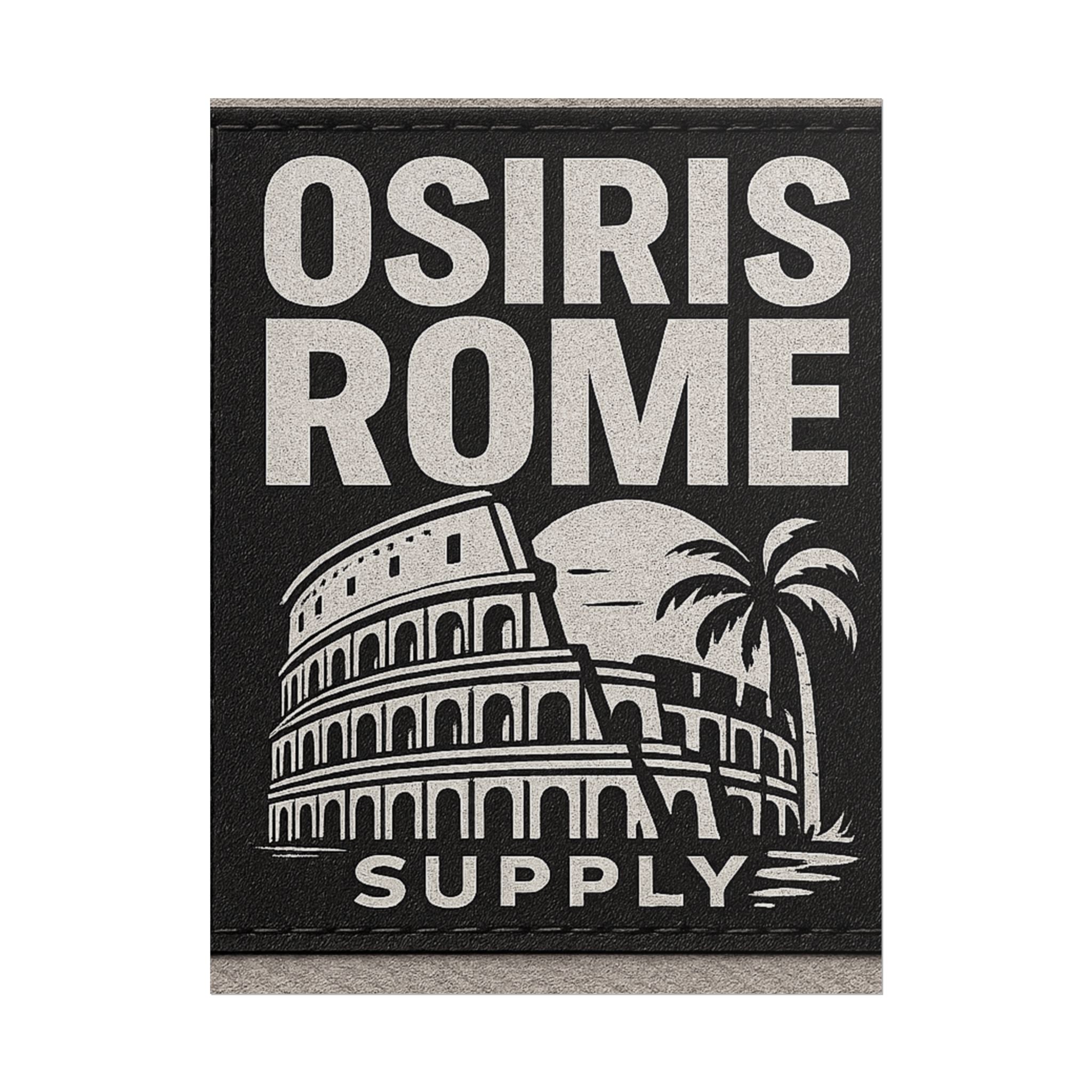Rolled Poster — 'Osiris Rome Supply' Vintage Colosseum Travel Art