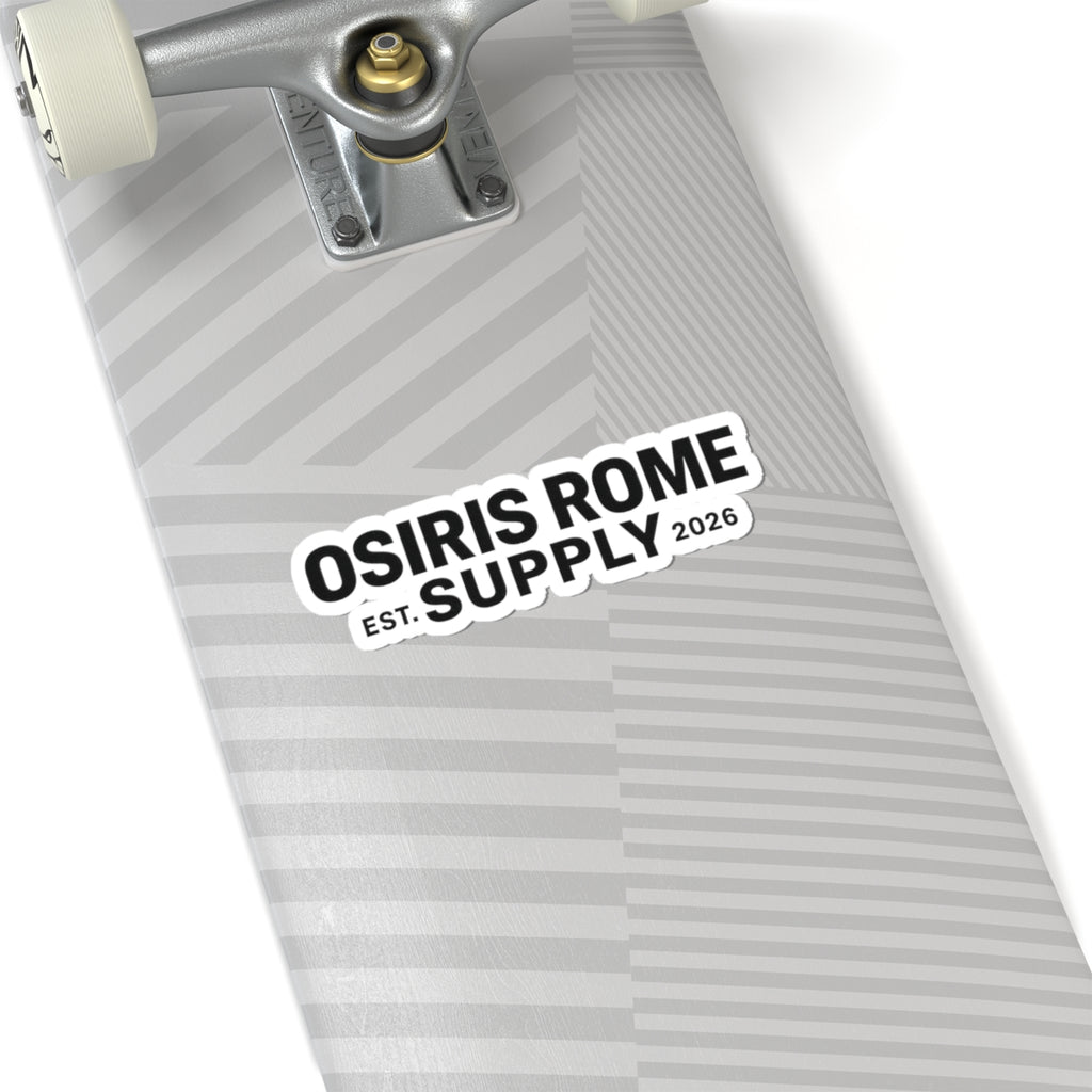 OSIRIS ROME SUPPLY Bold Logo Sticker - Kiss-Cut Vinyl Decal for Laptops & Gear