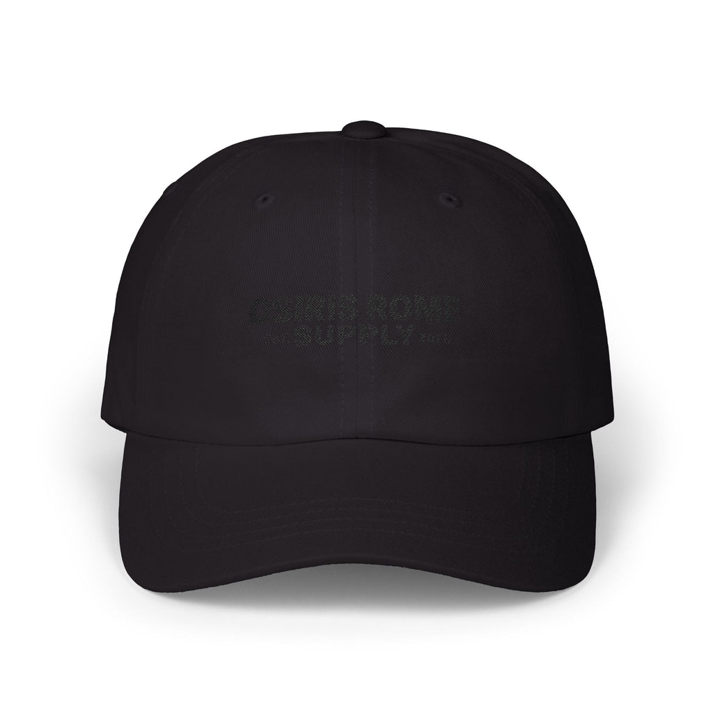 Osiris Rome Supply Embroidered Dad Cap — Classic White Baseball Hat