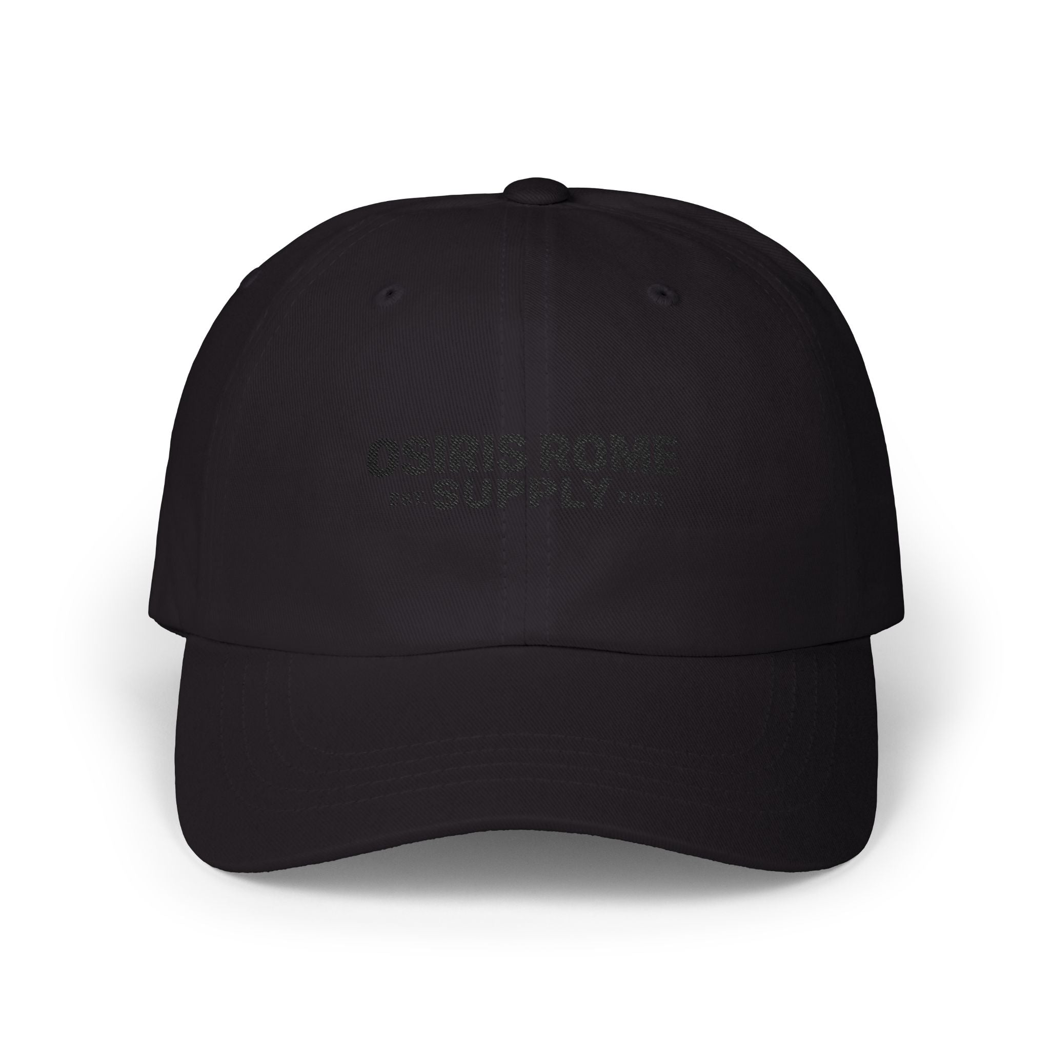 Osiris Rome Supply Embroidered Dad Cap — Classic White Baseball Hat