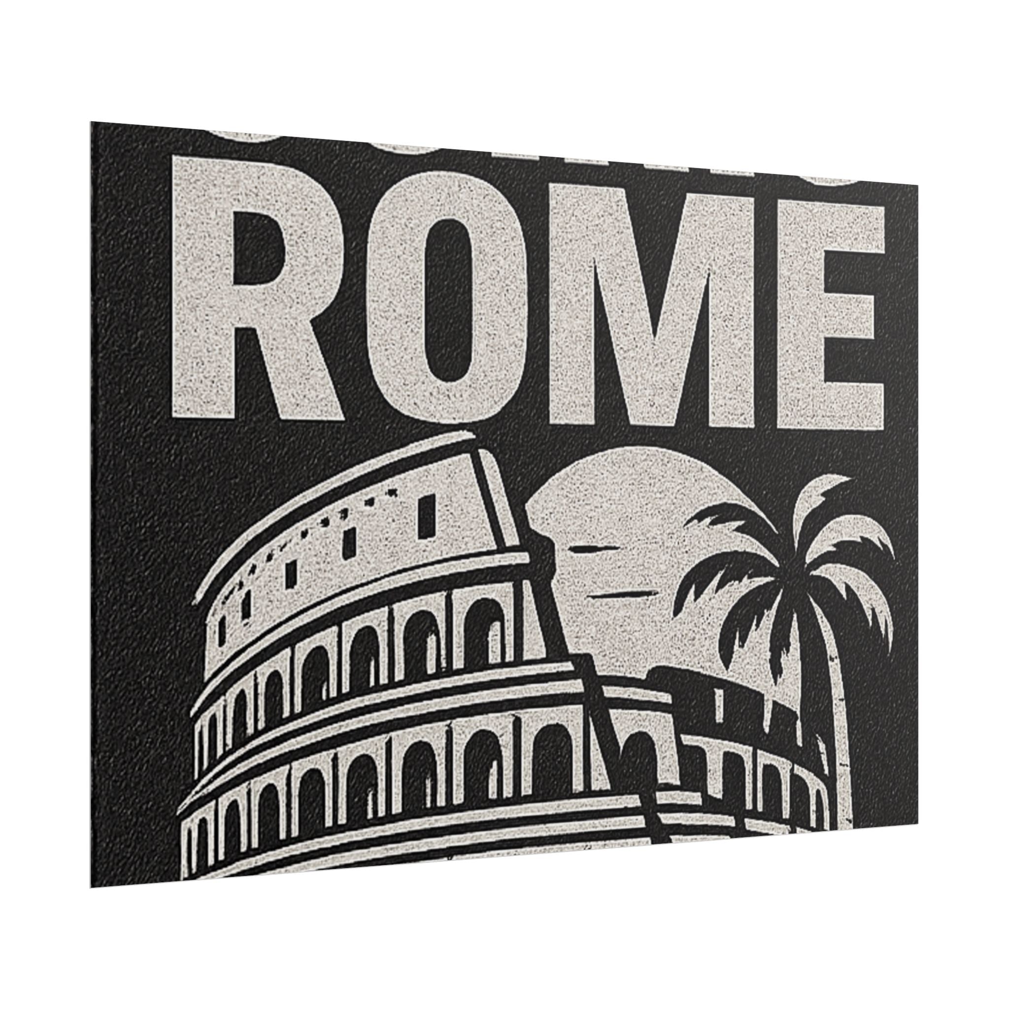 Rolled Poster — 'Osiris Rome Supply' Vintage Colosseum Travel Art