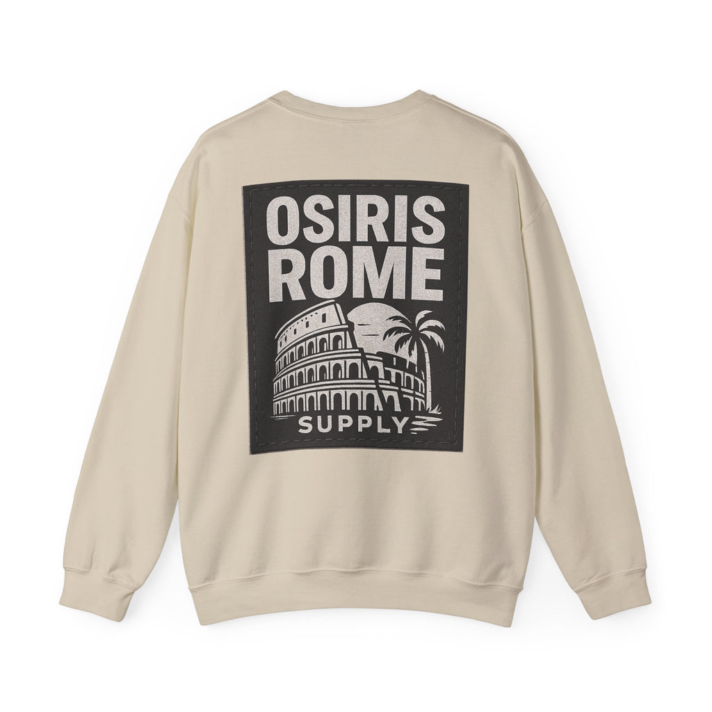 Osiris Rome Supply Crewneck Sweatshirt – Vintage Colosseum Graphic