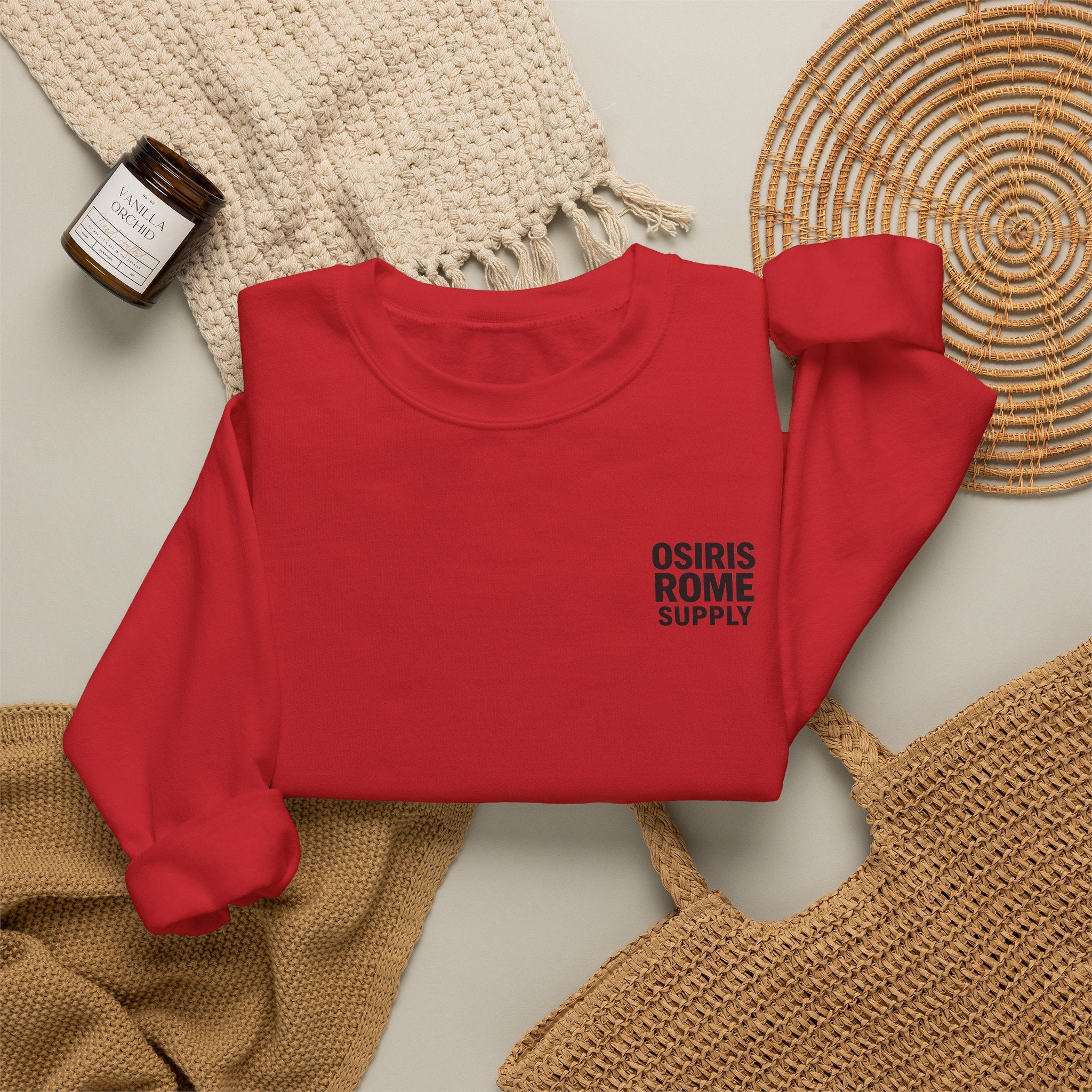 Osiris Rome Supply Crewneck Sweatshirt – Vintage Colosseum Graphic