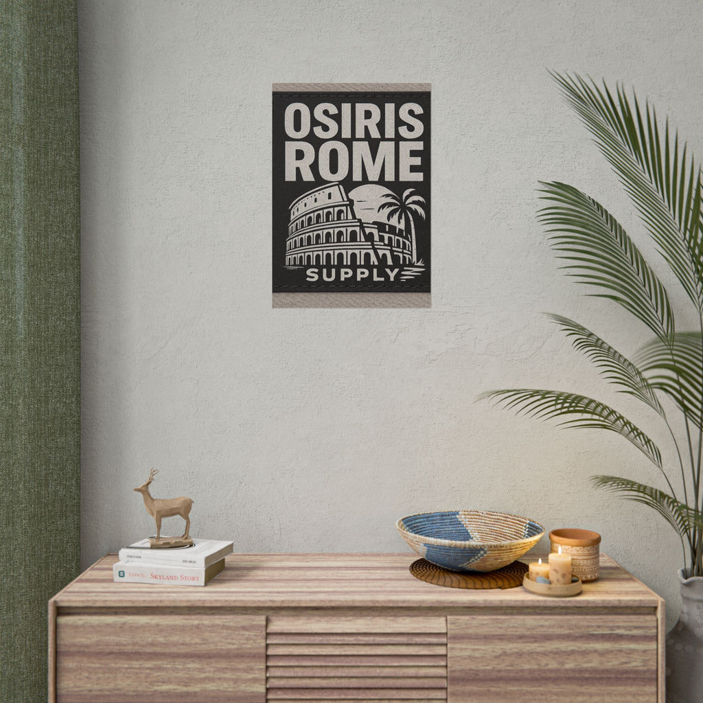 Rolled Poster — 'Osiris Rome Supply' Vintage Colosseum Travel Art