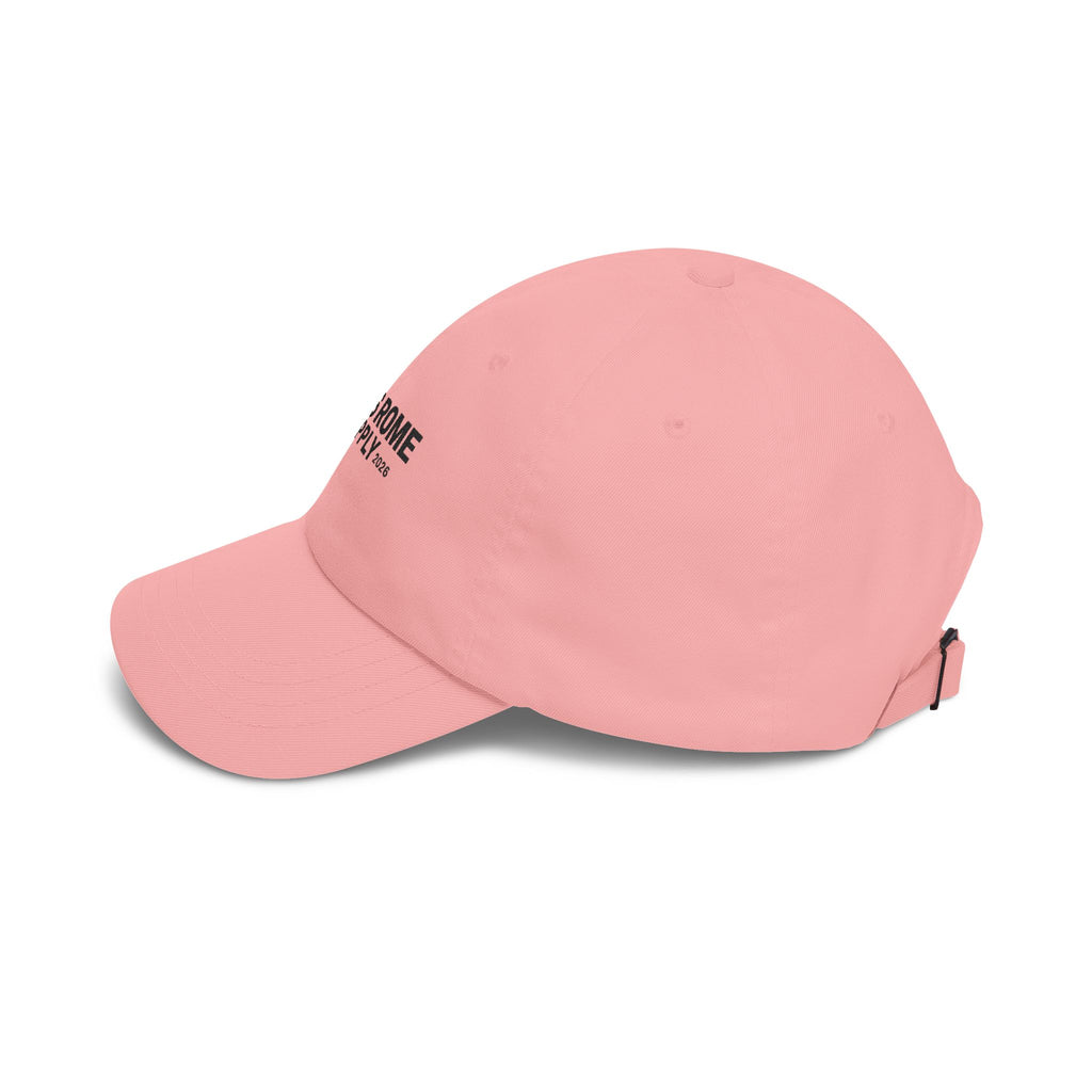 Osiris Rome Supply Embroidered Dad Cap — Classic White Baseball Hat