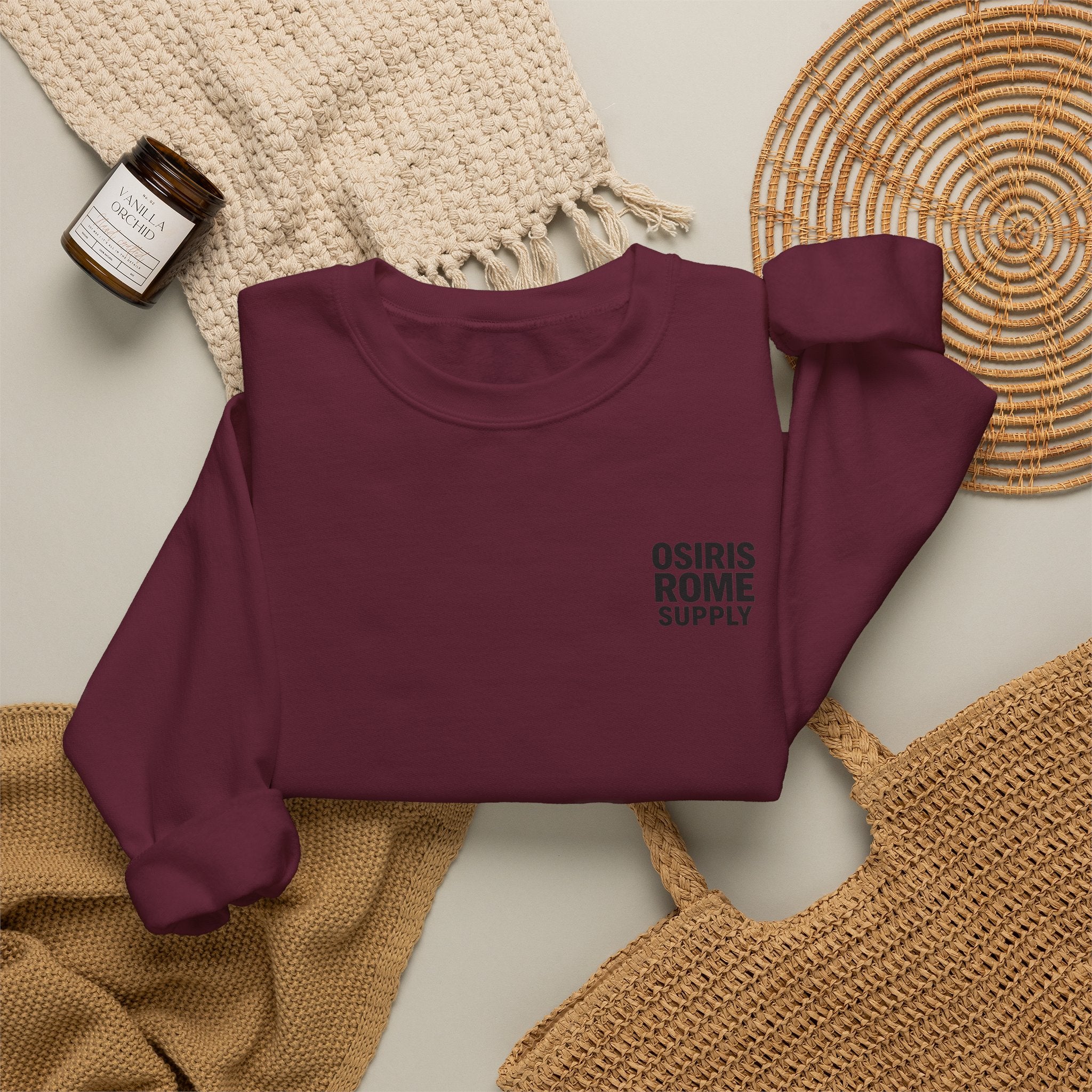 Osiris Rome Supply Crewneck Sweatshirt – Vintage Colosseum Graphic