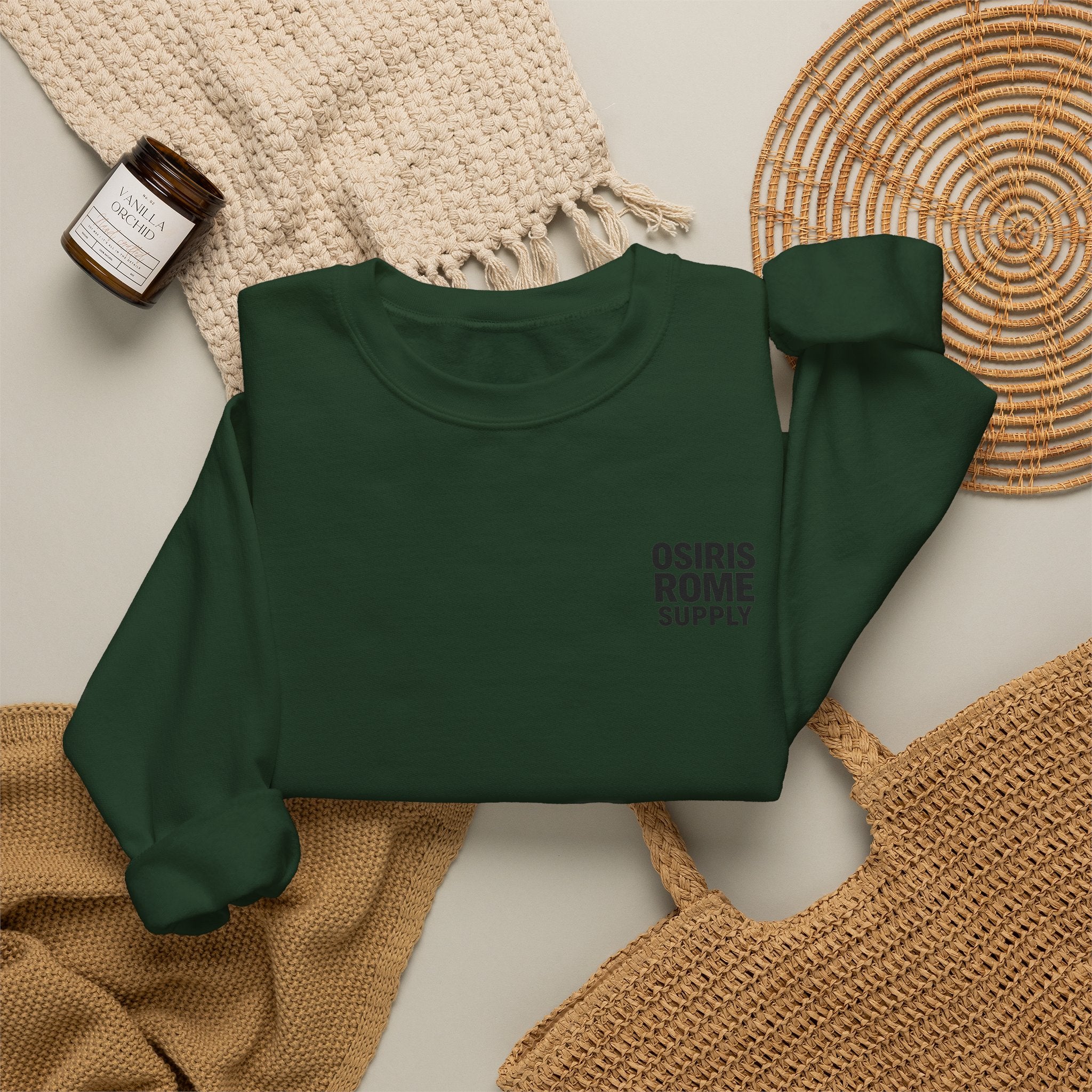 Osiris Rome Supply Crewneck Sweatshirt – Vintage Colosseum Graphic