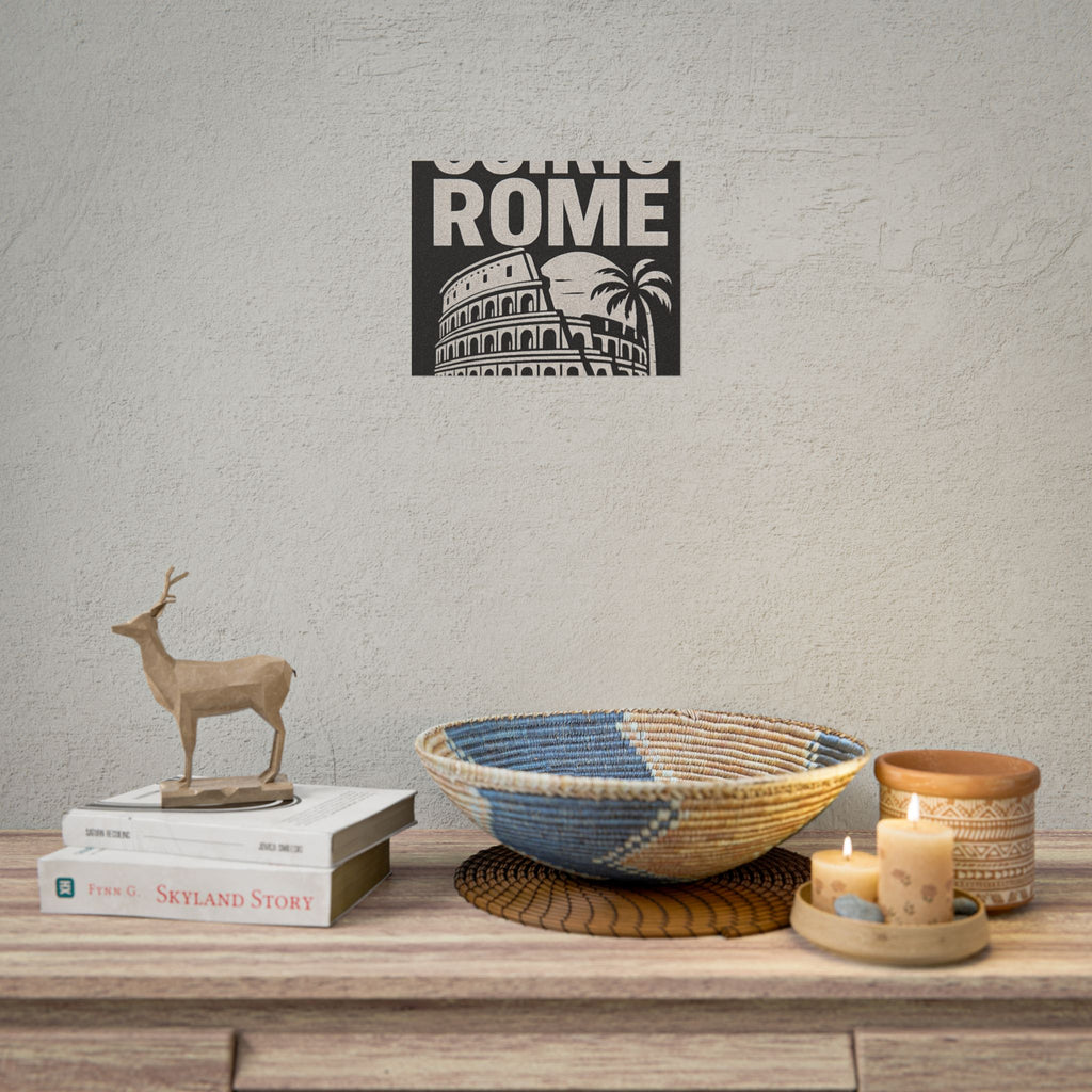 Rolled Poster — 'Osiris Rome Supply' Vintage Colosseum Travel Art