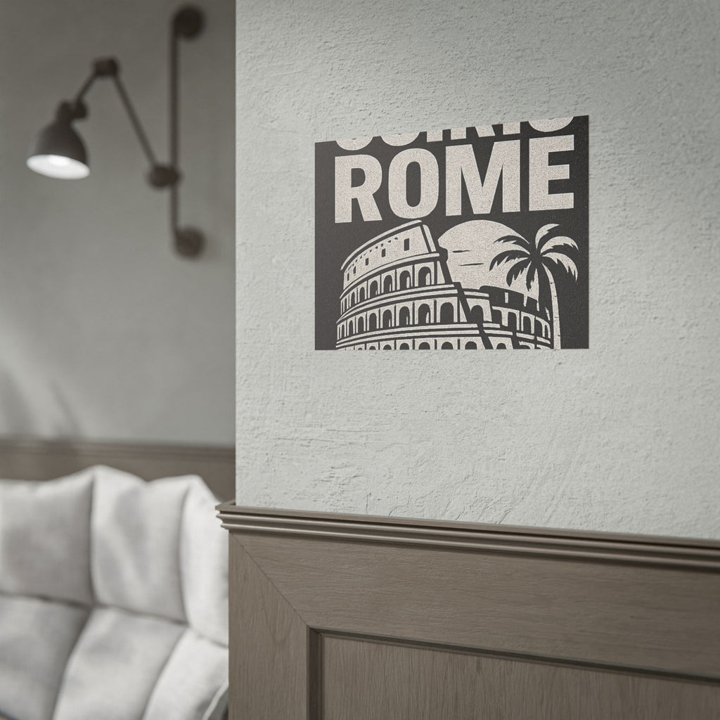 Rolled Poster — 'Osiris Rome Supply' Vintage Colosseum Travel Art