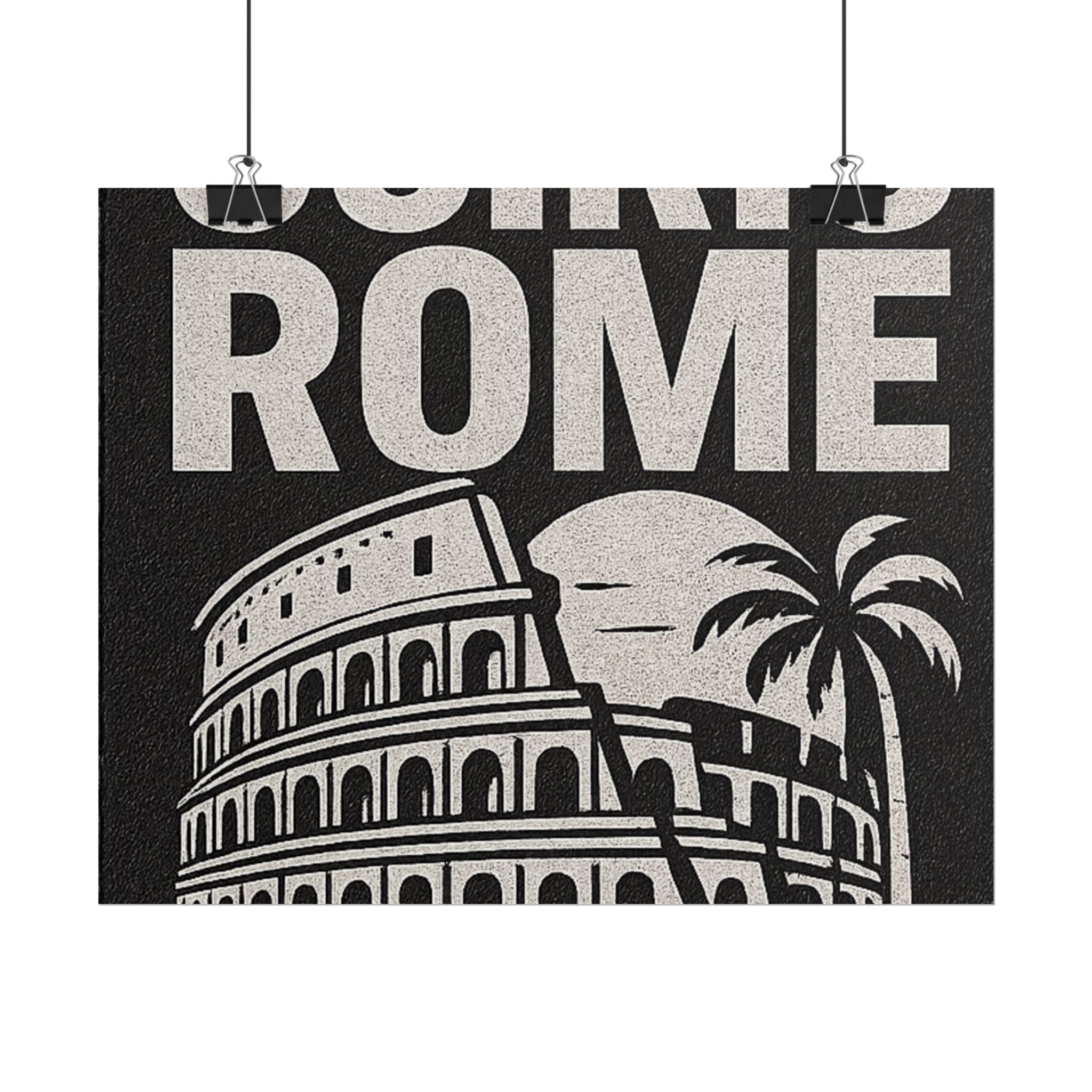 Rolled Poster — 'Osiris Rome Supply' Vintage Colosseum Travel Art