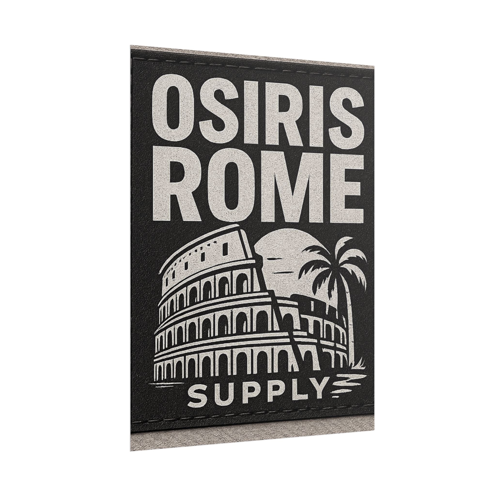 Rolled Poster — 'Osiris Rome Supply' Vintage Colosseum Travel Art