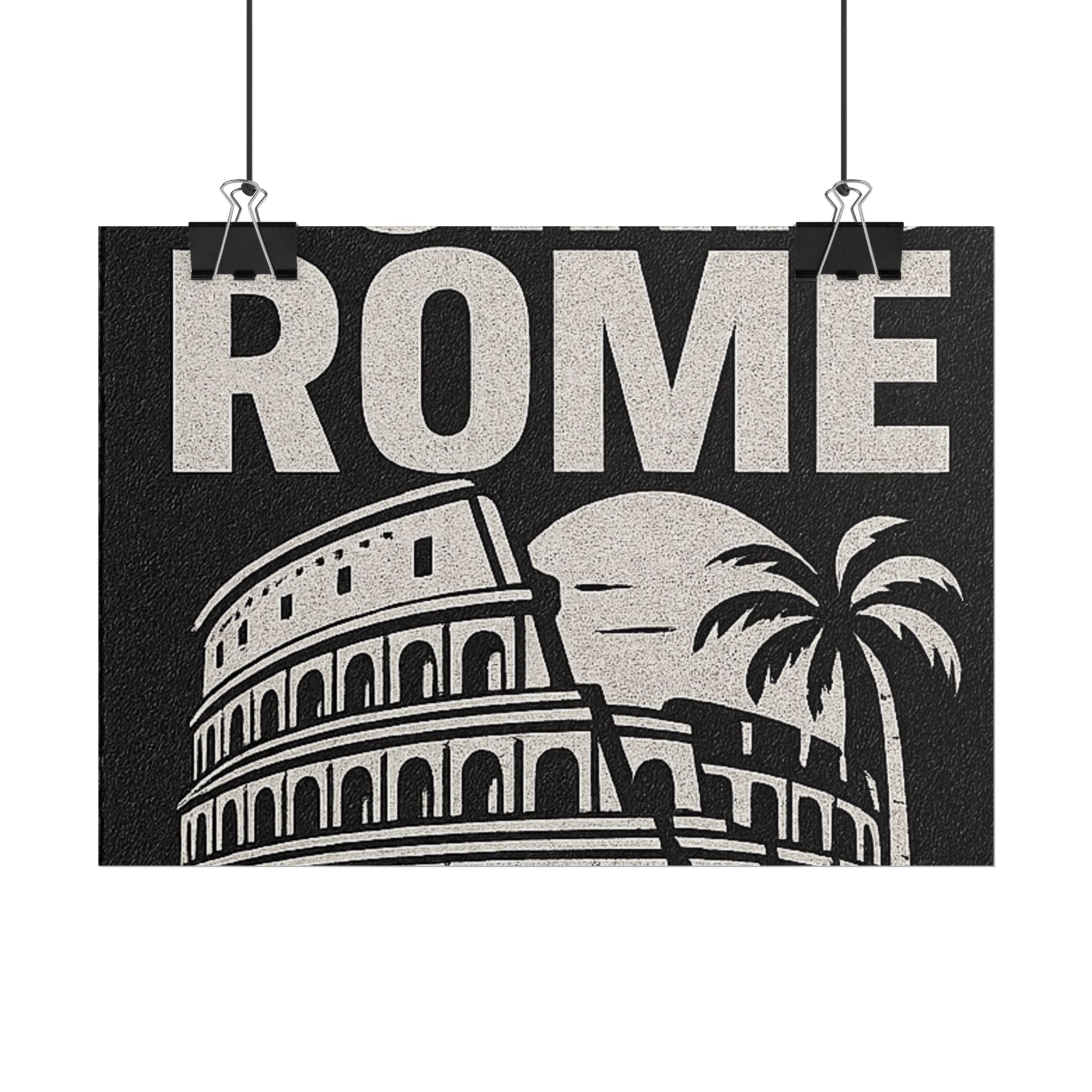 Rolled Poster — 'Osiris Rome Supply' Vintage Colosseum Travel Art
