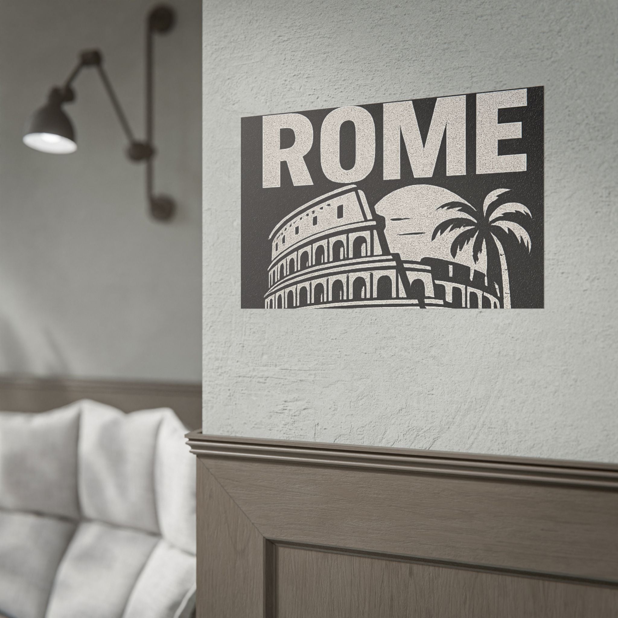 Rolled Poster — 'Osiris Rome Supply' Vintage Colosseum Travel Art