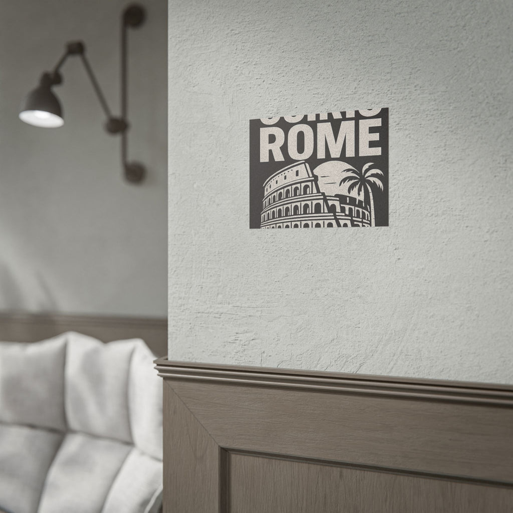 Rolled Poster — 'Osiris Rome Supply' Vintage Colosseum Travel Art