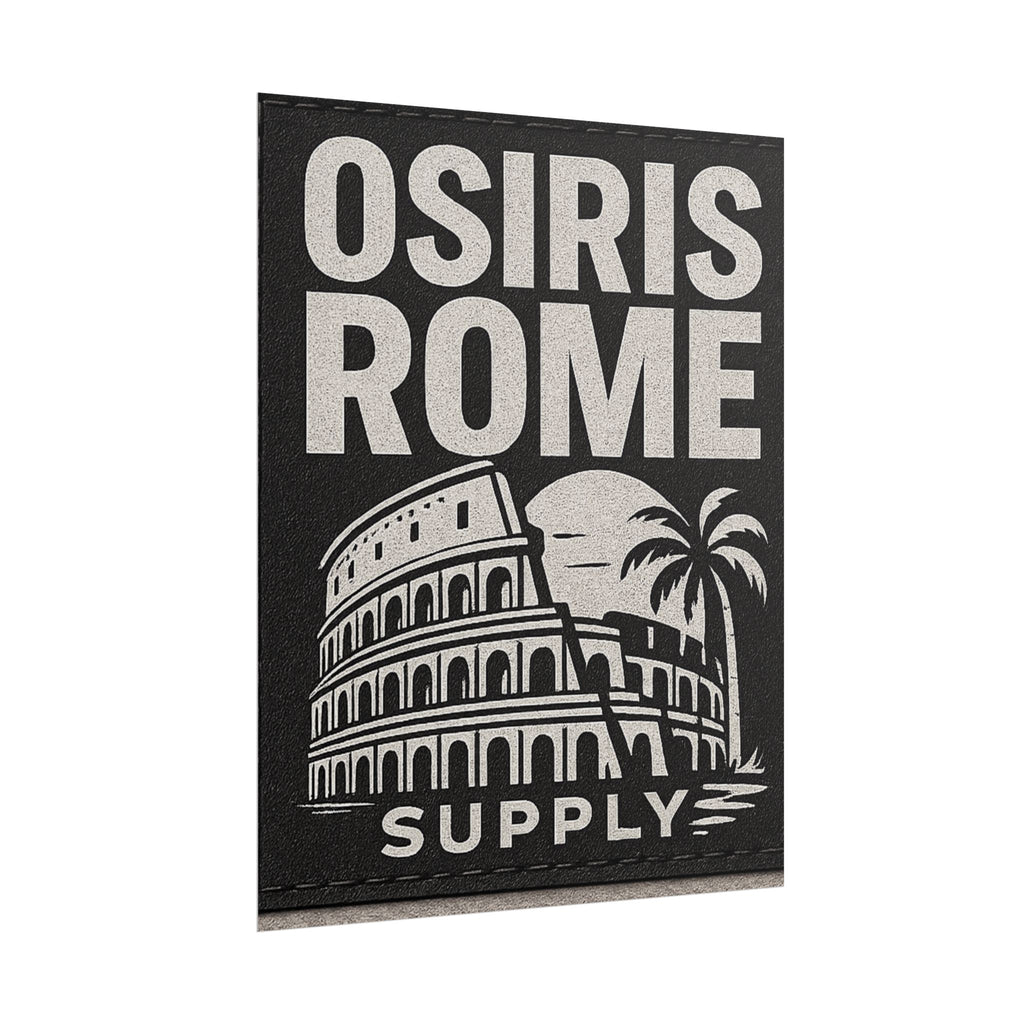 Rolled Poster — 'Osiris Rome Supply' Vintage Colosseum Travel Art