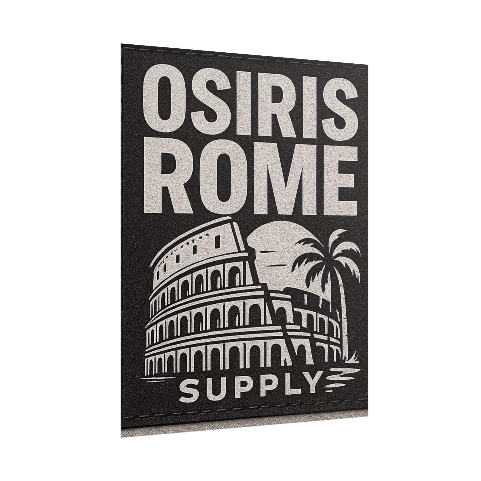 Rolled Poster — 'Osiris Rome Supply' Vintage Colosseum Travel Art