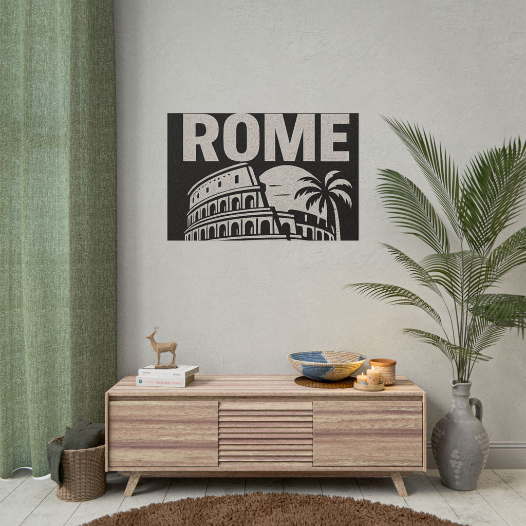 Rolled Poster — 'Osiris Rome Supply' Vintage Colosseum Travel Art