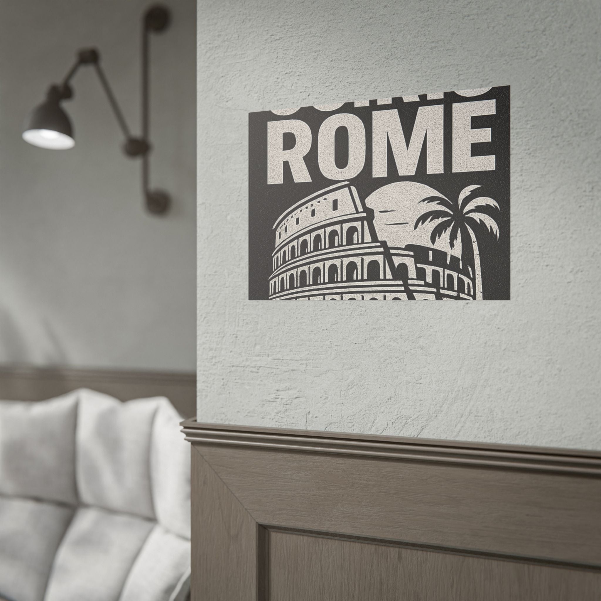 Rolled Poster — 'Osiris Rome Supply' Vintage Colosseum Travel Art