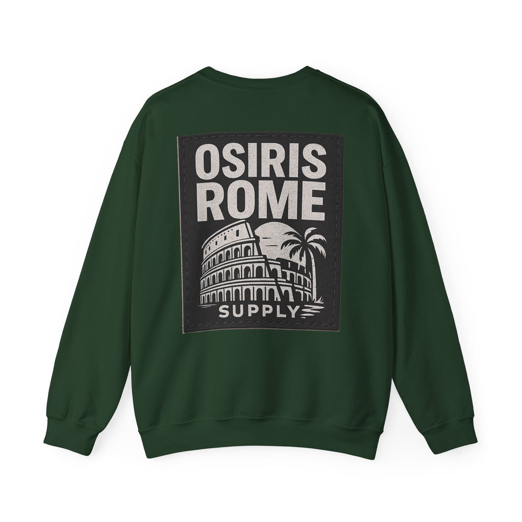 Osiris Rome Supply Crewneck Sweatshirt – Vintage Colosseum Graphic