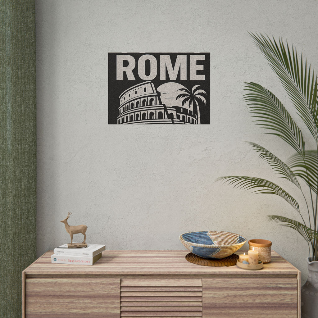 Rolled Poster — 'Osiris Rome Supply' Vintage Colosseum Travel Art