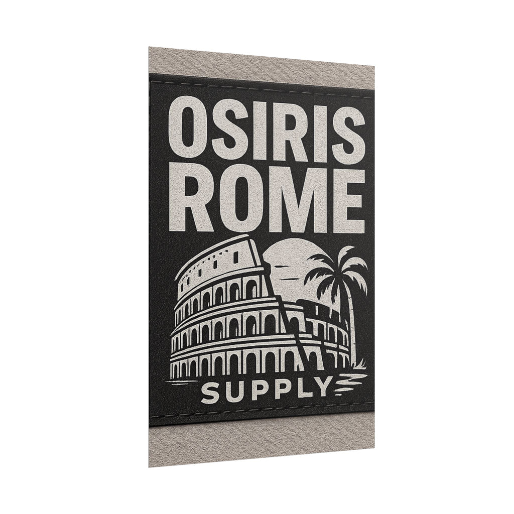 Rolled Poster — 'Osiris Rome Supply' Vintage Colosseum Travel Art