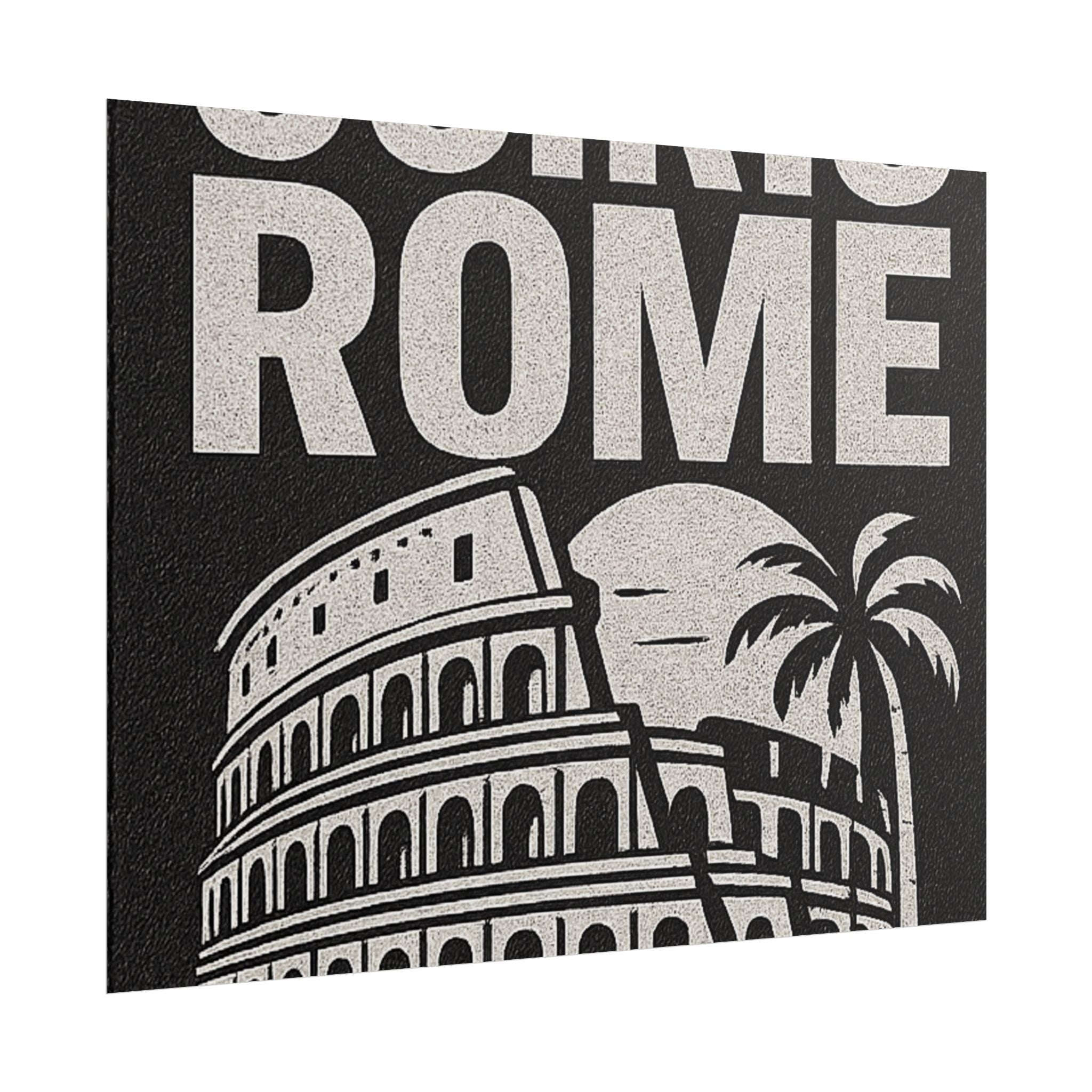 Rolled Poster — 'Osiris Rome Supply' Vintage Colosseum Travel Art