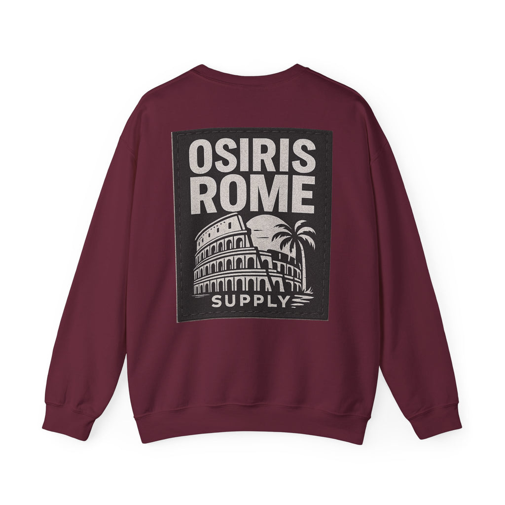 Osiris Rome Supply Crewneck Sweatshirt – Vintage Colosseum Graphic