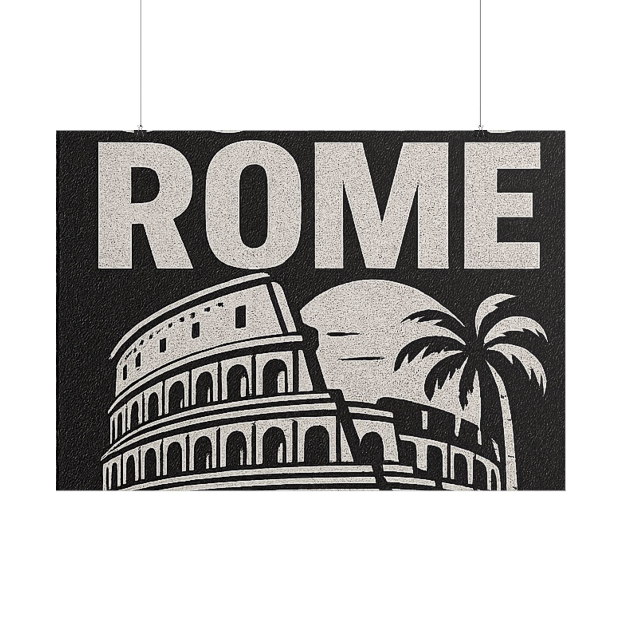 Rolled Poster — 'Osiris Rome Supply' Vintage Colosseum Travel Art