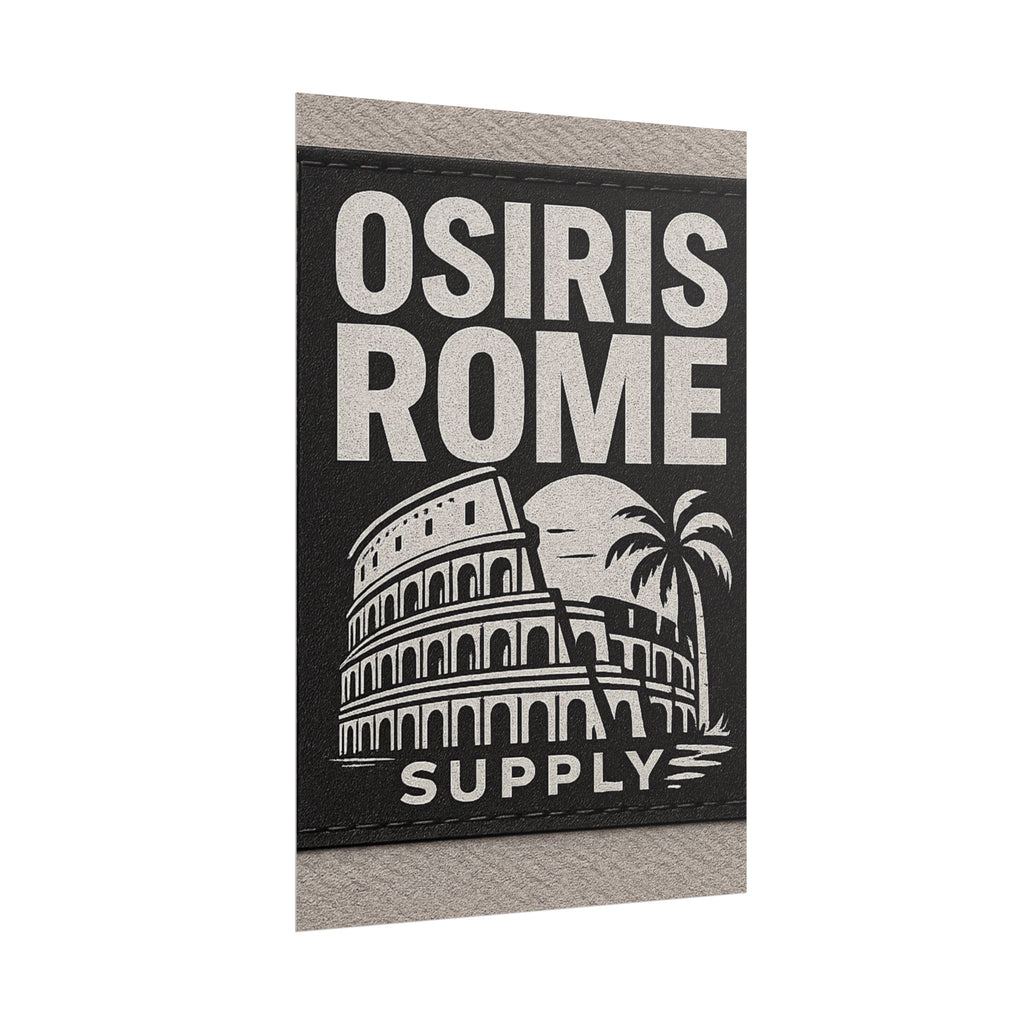 Rolled Poster — 'Osiris Rome Supply' Vintage Colosseum Travel Art