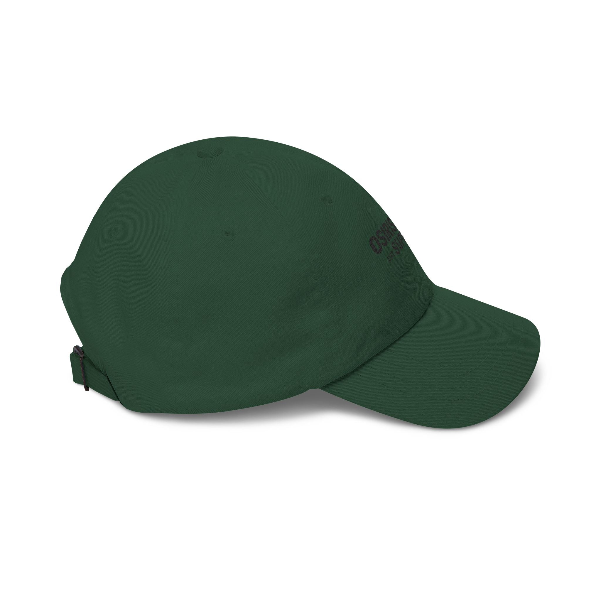 Osiris Rome Supply Embroidered Dad Cap — Classic White Baseball Hat