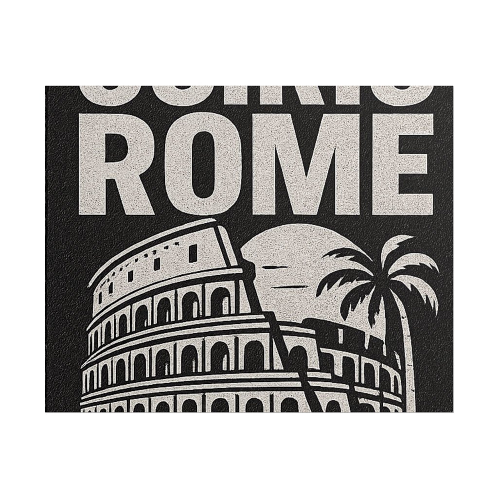 Rolled Poster — 'Osiris Rome Supply' Vintage Colosseum Travel Art