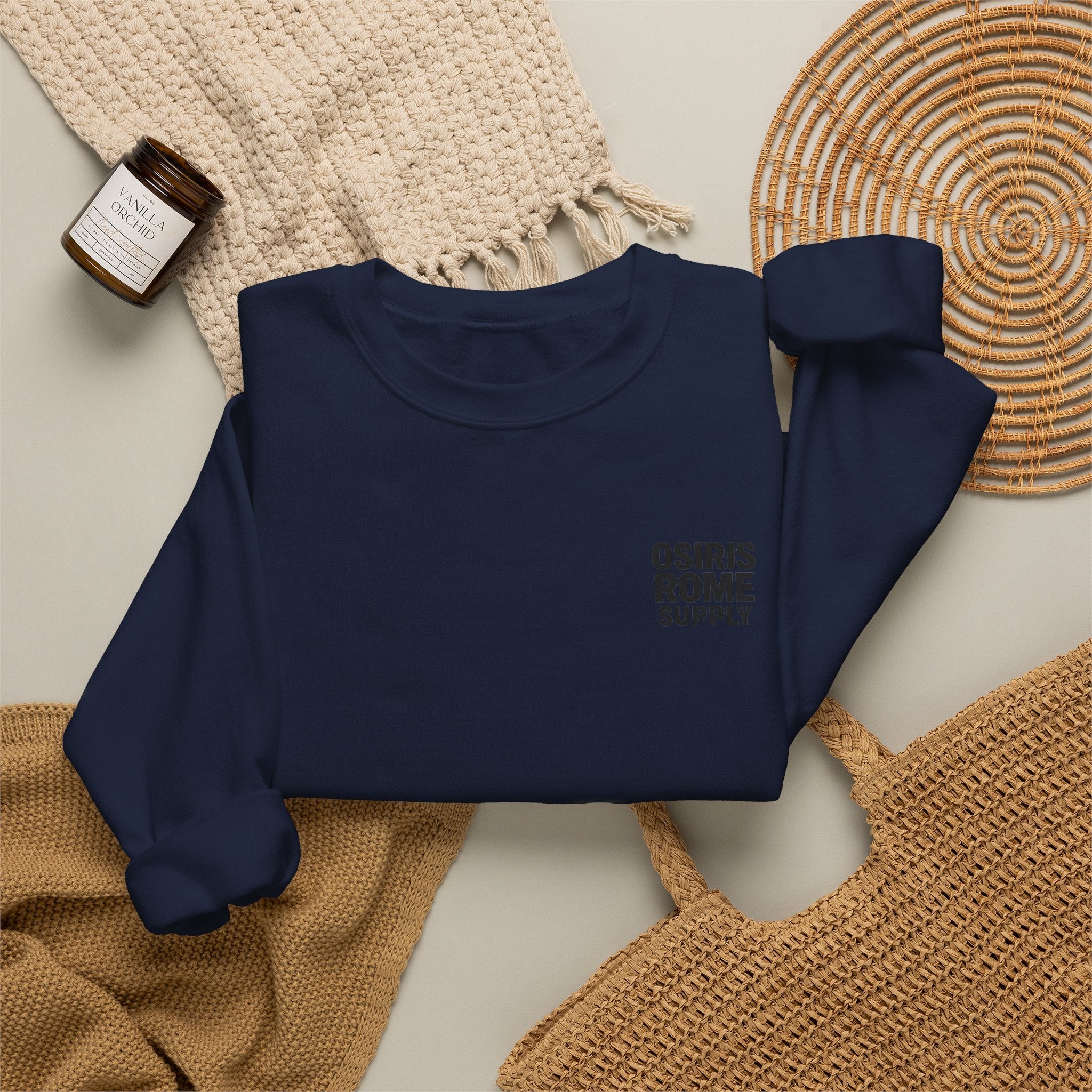 Osiris Rome Supply Crewneck Sweatshirt – Vintage Colosseum Graphic