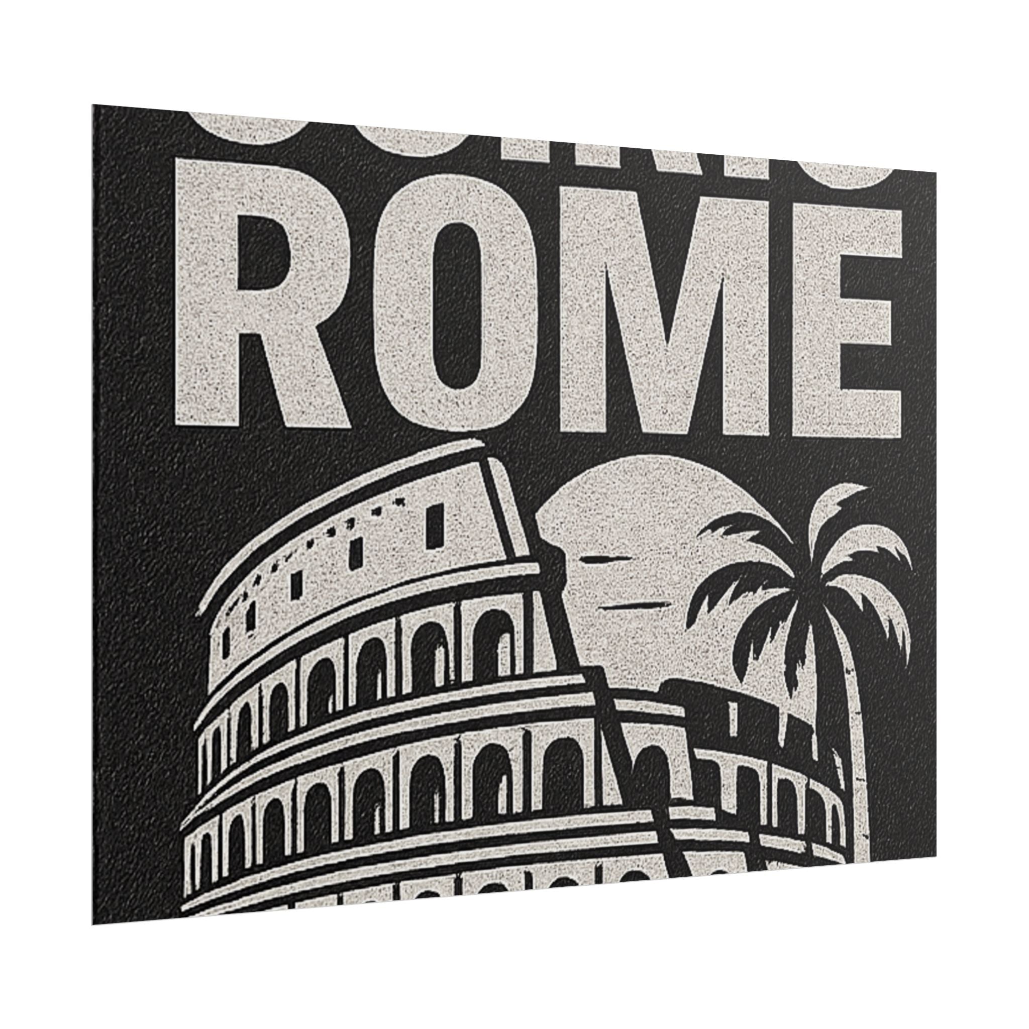 Rolled Poster — 'Osiris Rome Supply' Vintage Colosseum Travel Art