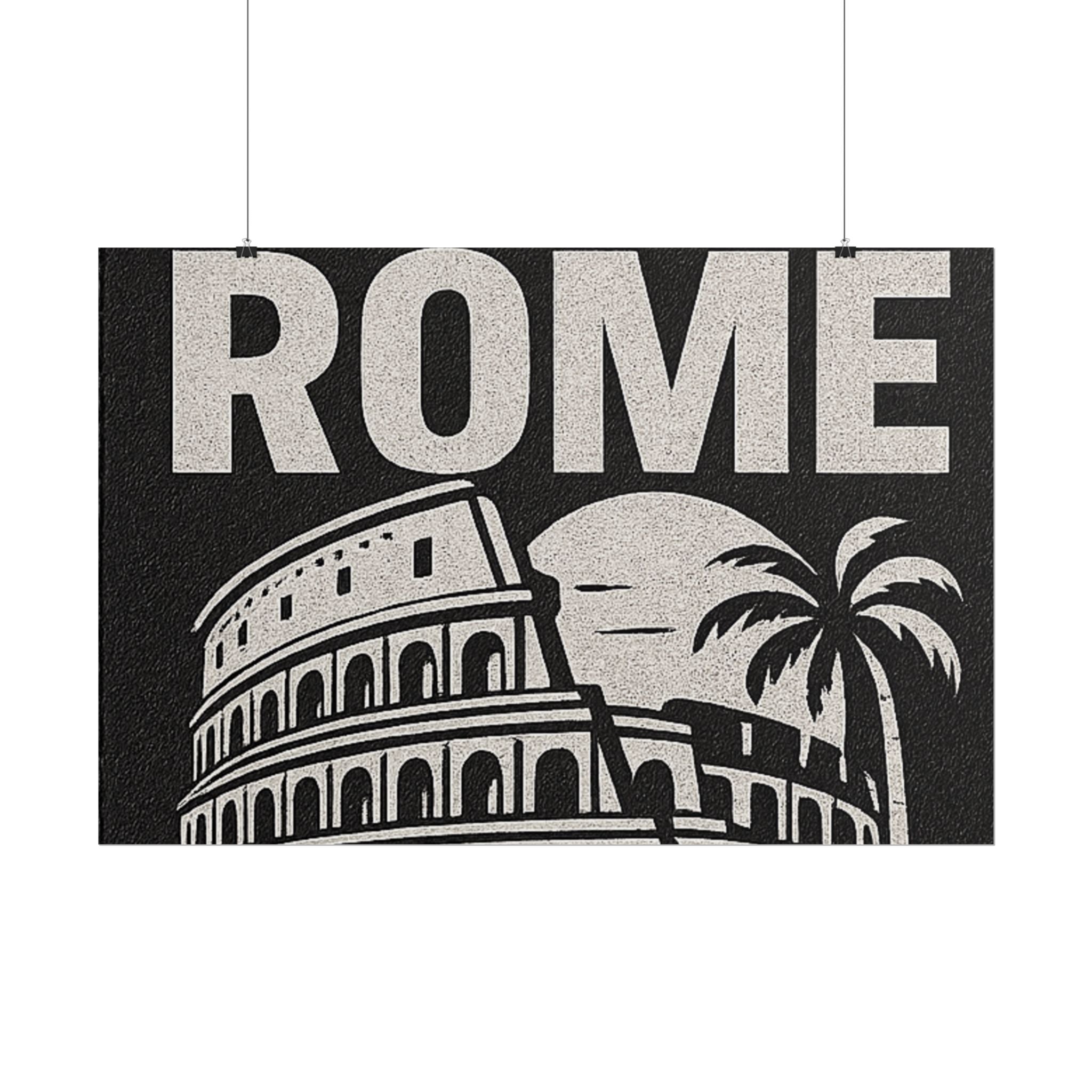 Rolled Poster — 'Osiris Rome Supply' Vintage Colosseum Travel Art