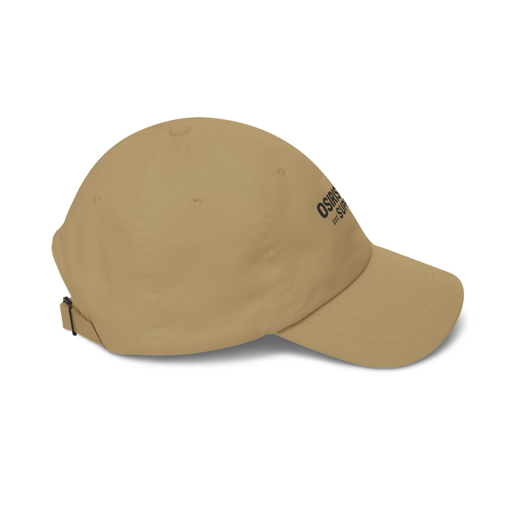 Osiris Rome Supply Embroidered Dad Cap — Classic White Baseball Hat